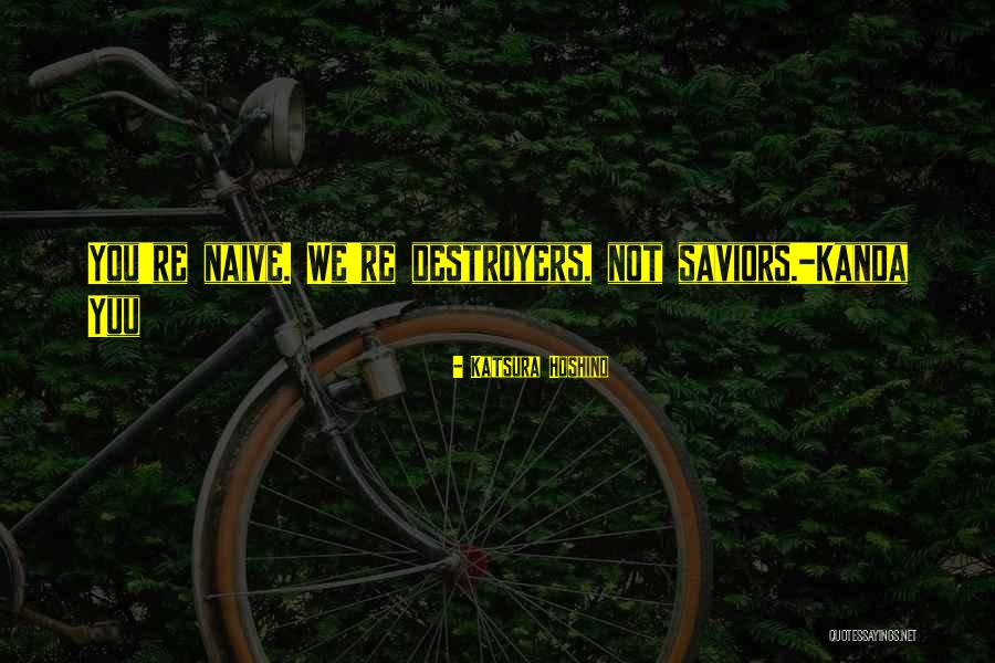 Destroyers Quotes By Katsura Hoshino Destroyers Quotes By Katsura Hoshino