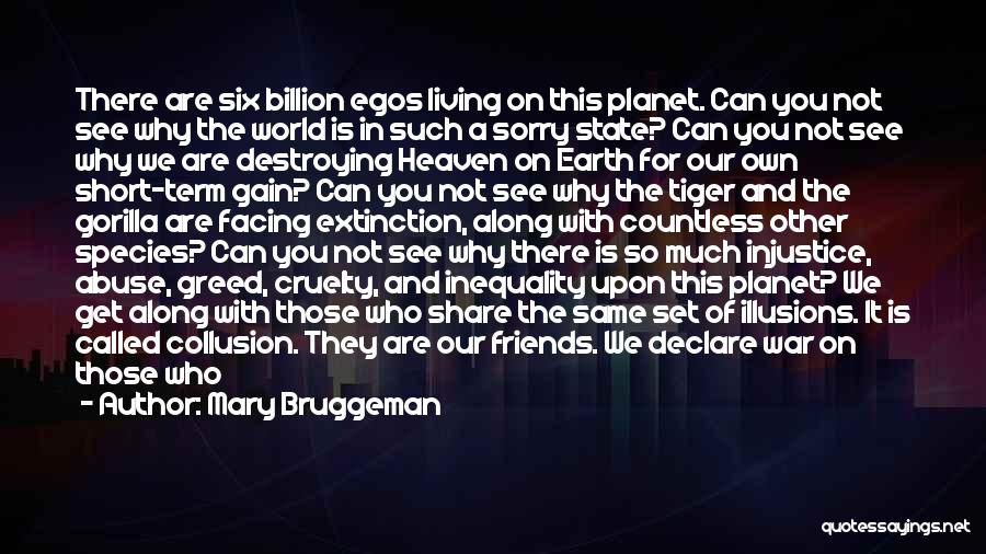 Destroying Earth Quotes By Mary Bruggeman