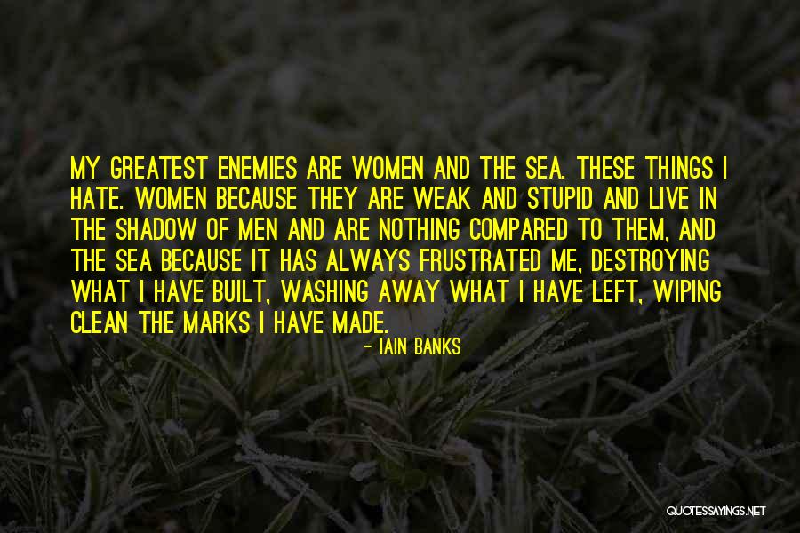 Destroying Enemies Quotes By Iain Banks Destroying Enemies Quotes By Iain Banks