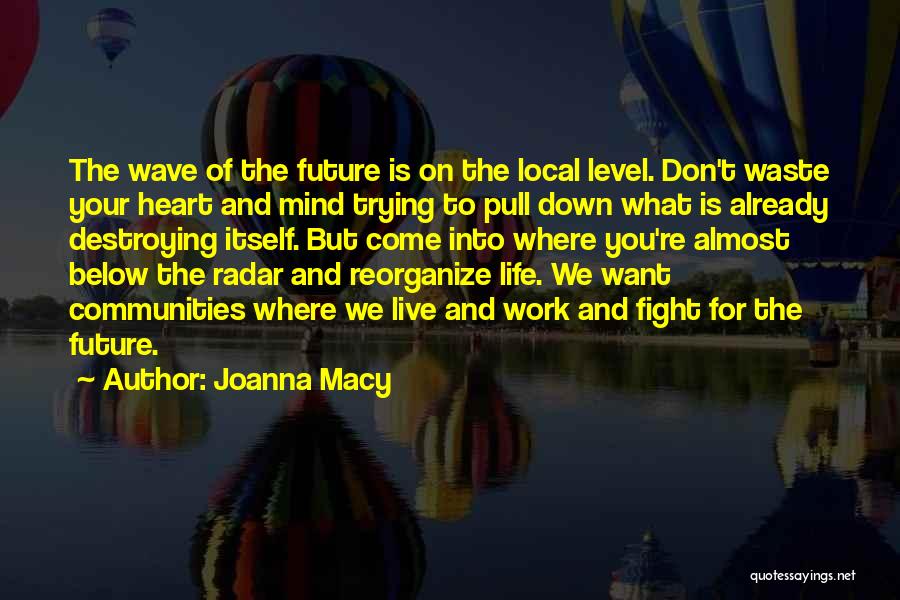 Destroying Your Life Quotes By Joanna Macy