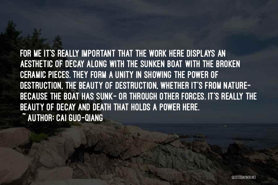 Destruction And Beauty Quotes By Cai Guo-Qiang