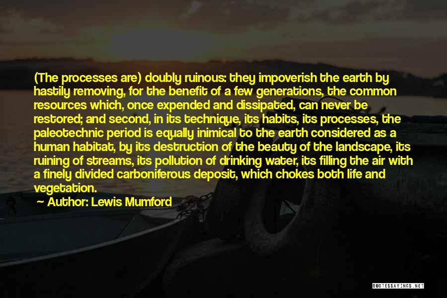 Destruction And Beauty Quotes By Lewis Mumford