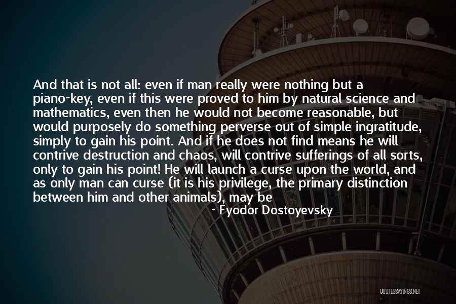 Destruction And Chaos Quotes By Fyodor Dostoyevsky Destruction And Chaos Quotes By Fyodor Dostoyevsky