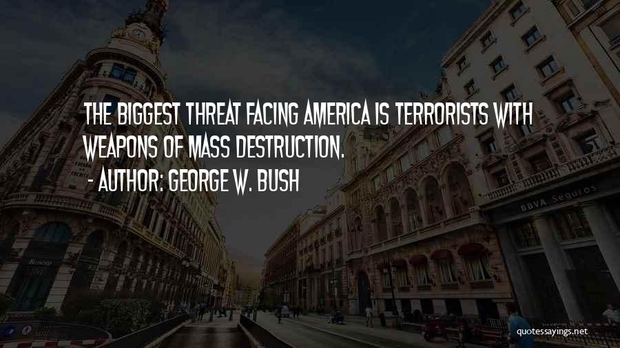 Destruction Of America Quotes By George W. Bush