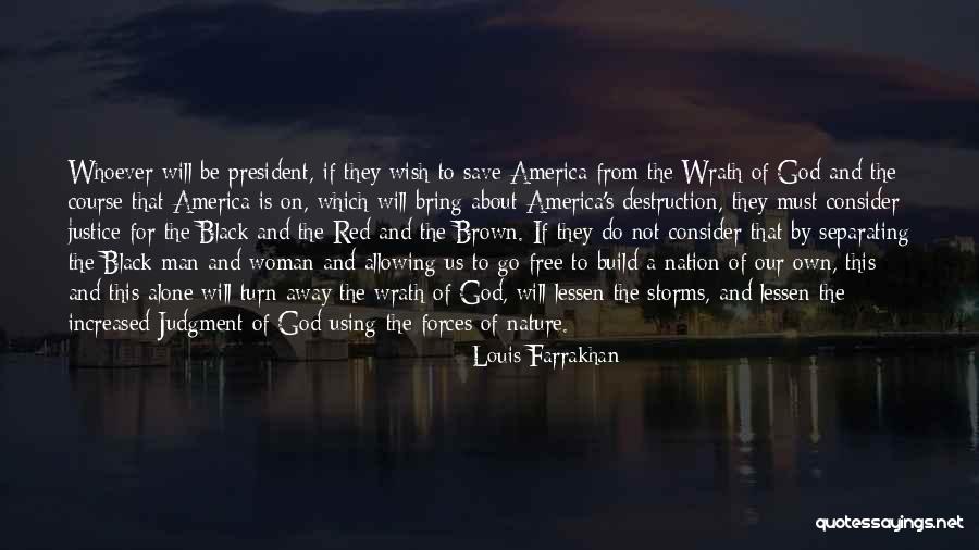 Destruction Of America Quotes By Louis Farrakhan