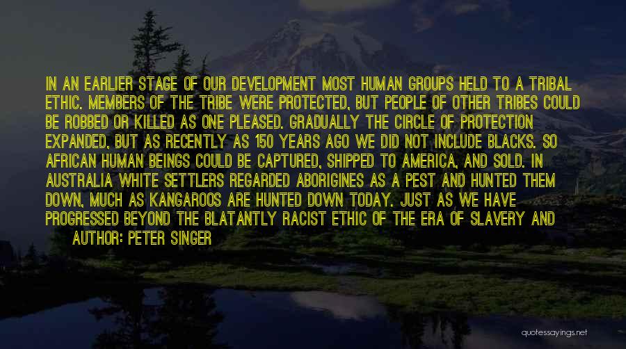 Destruction Of America Quotes By Peter Singer