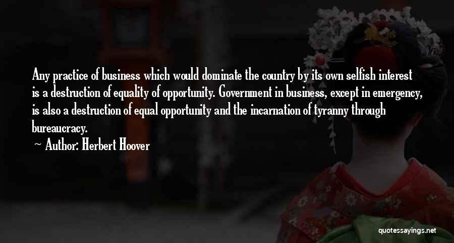 Destruction Of Country Quotes By Herbert Hoover