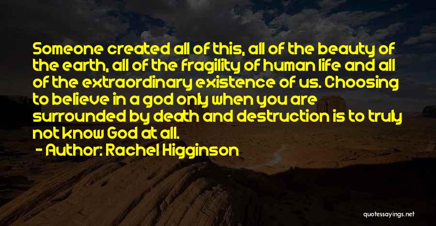 Destruction Of Earth Quotes By Rachel Higginson