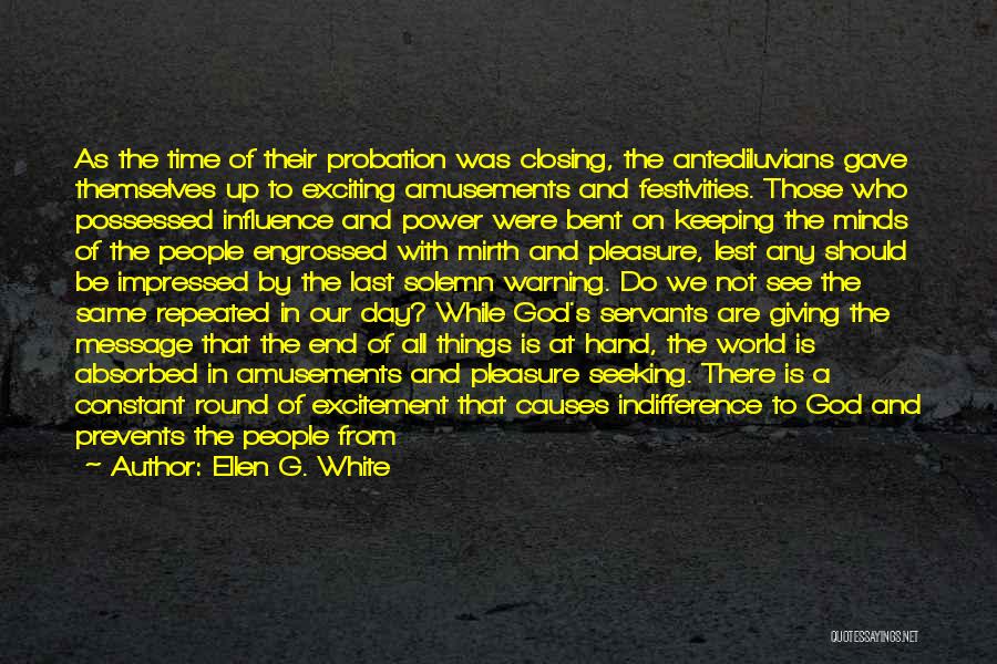 Destruction Of Power Quotes By Ellen G. White