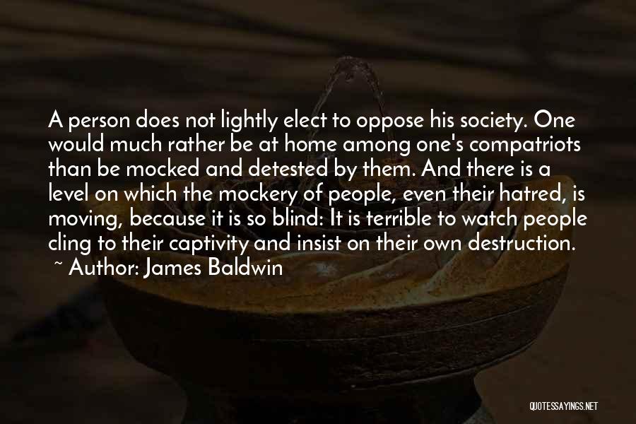 Destruction Of Society Quotes By James Baldwin