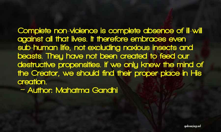 Destructive Life Quotes By Mahatma Gandhi