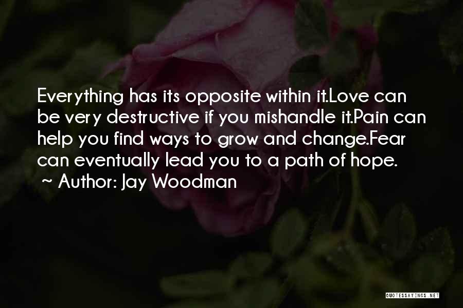 Destructive Love Quotes By Jay Woodman