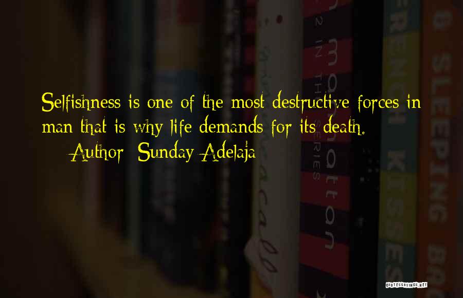 Destructive Man Quotes By Sunday Adelaja