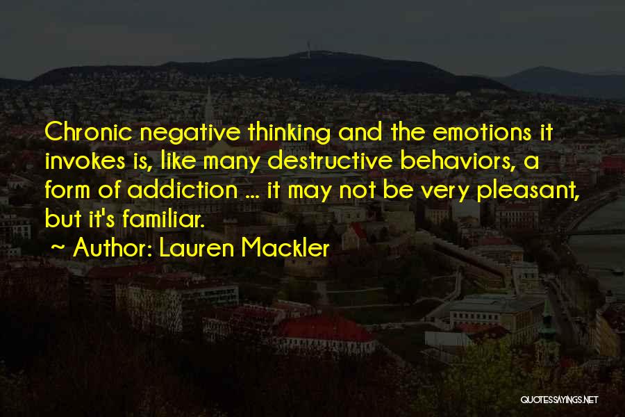 Destructive Quotes By Lauren Mackler