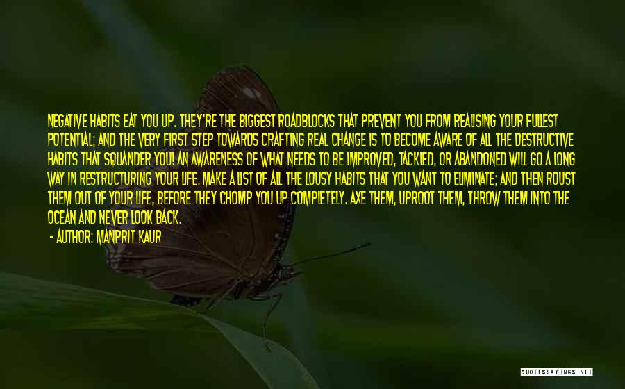Destructive Quotes By Manprit Kaur