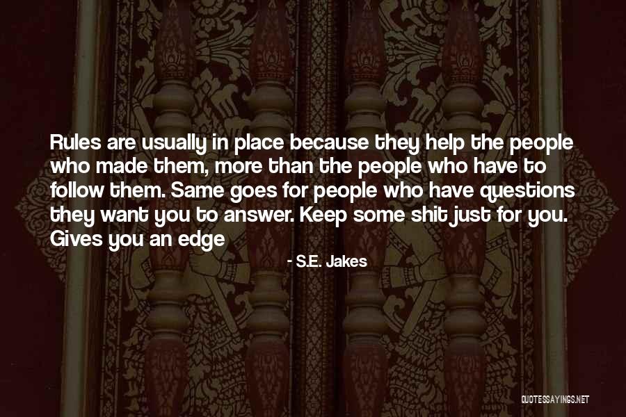 Desvoys Quotes By S.E. Jakes Desvoys Quotes By S.E. Jakes