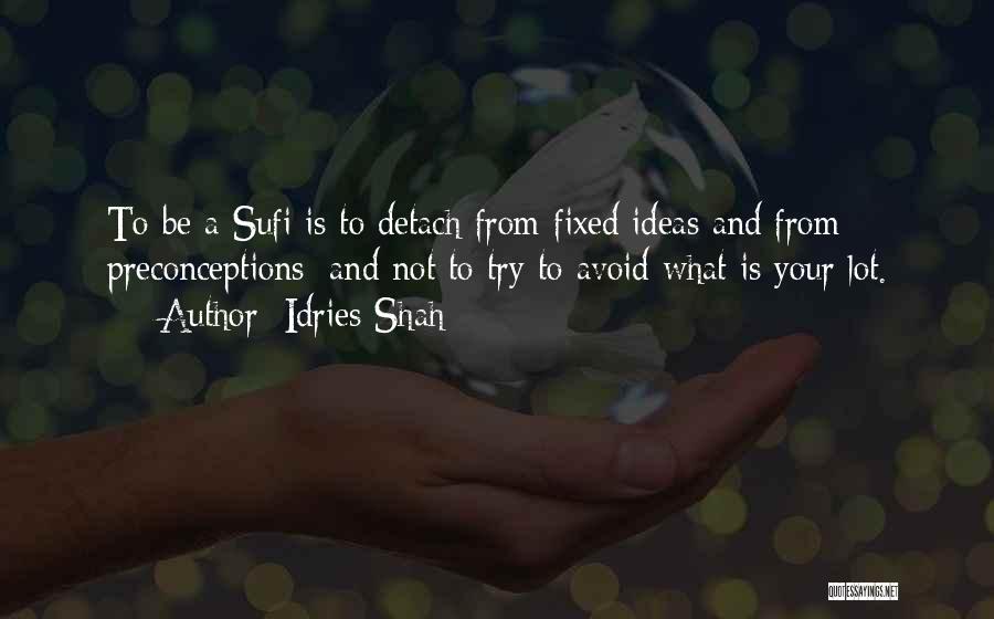 Detach Quotes By Idries Shah