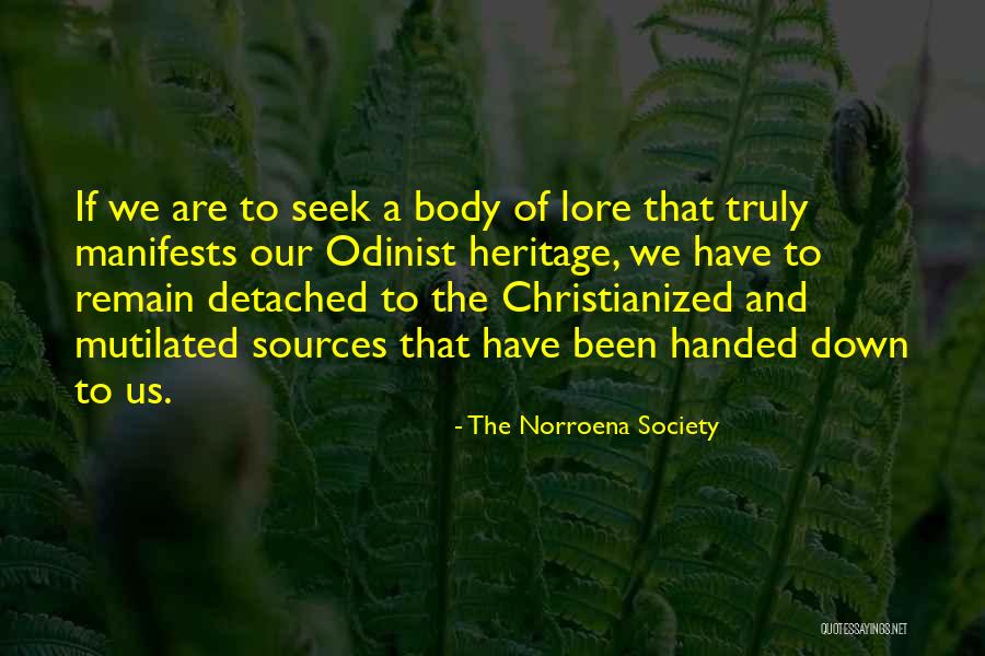 Detached Quotes By The Norroena Society Detached Quotes By The Norroena Society