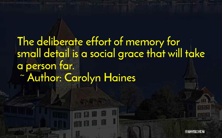 Detail Person Quotes By Carolyn Haines