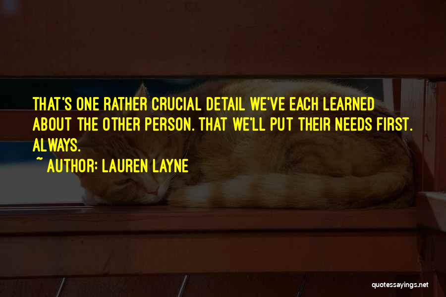 Detail Person Quotes By Lauren Layne