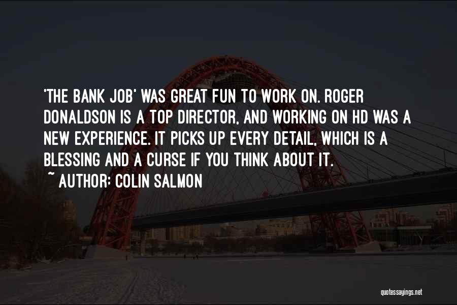 Detail Work Quotes By Colin Salmon