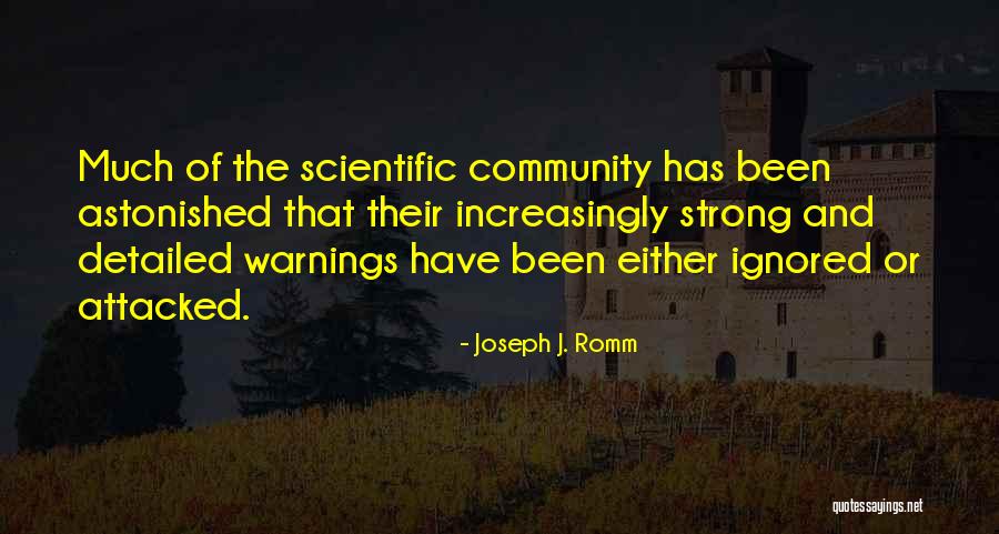 Detailed Quotes By Joseph J. Romm