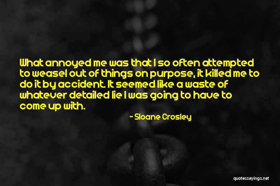 Detailed Quotes By Sloane Crosley