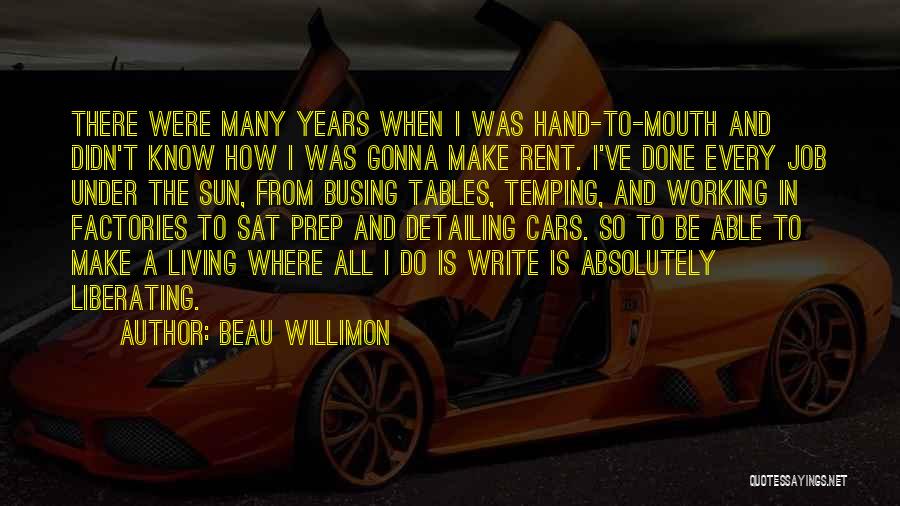 Detailing Quotes By Beau Willimon