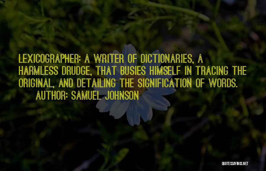 Detailing Quotes By Samuel Johnson