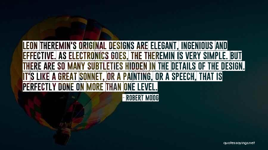 Details Design Quotes By Robert Moog