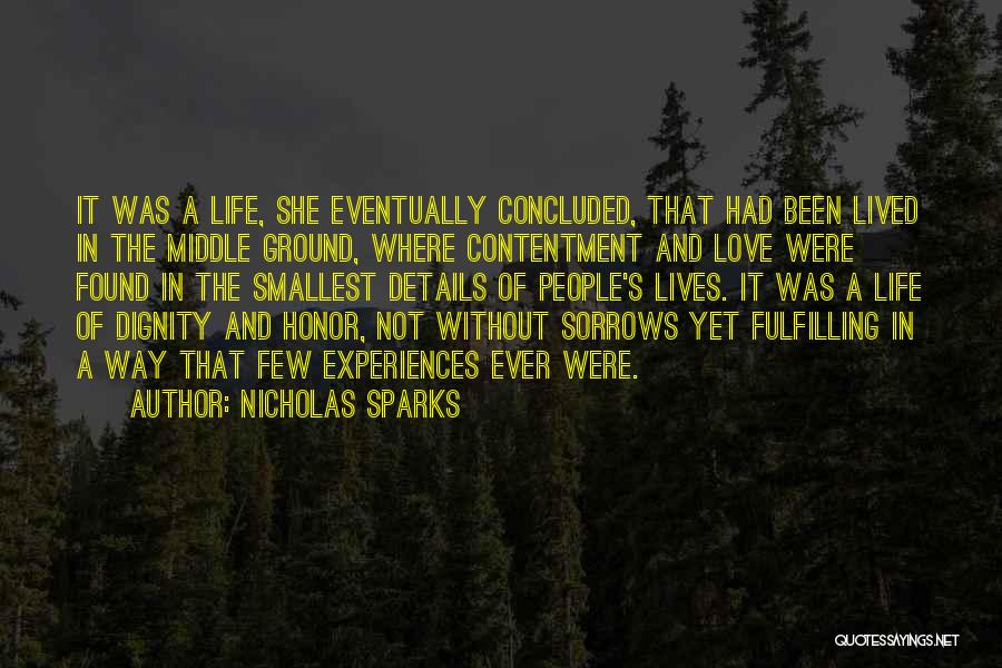 Details In Love Quotes By Nicholas Sparks