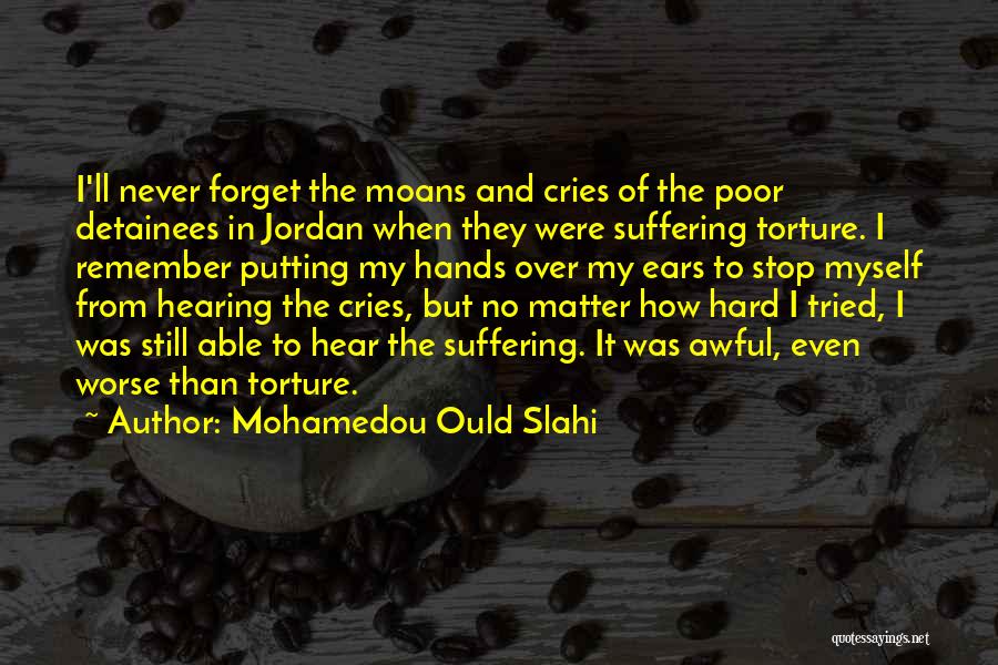 Detainees Quotes By Mohamedou Ould Slahi