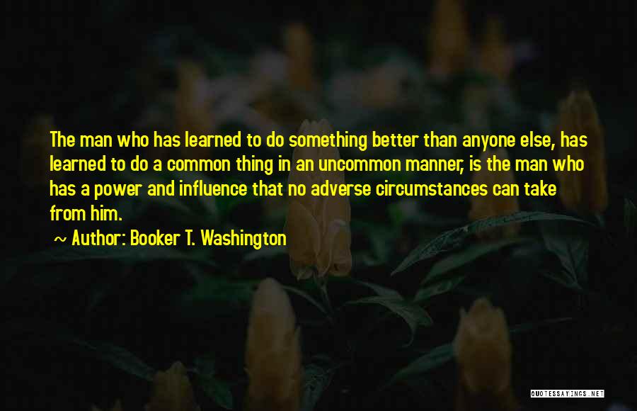 Determination And Success Quotes By Booker T. Washington