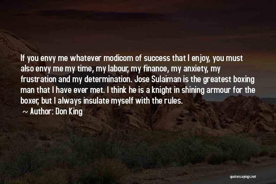 Determination And Success Quotes By Don King