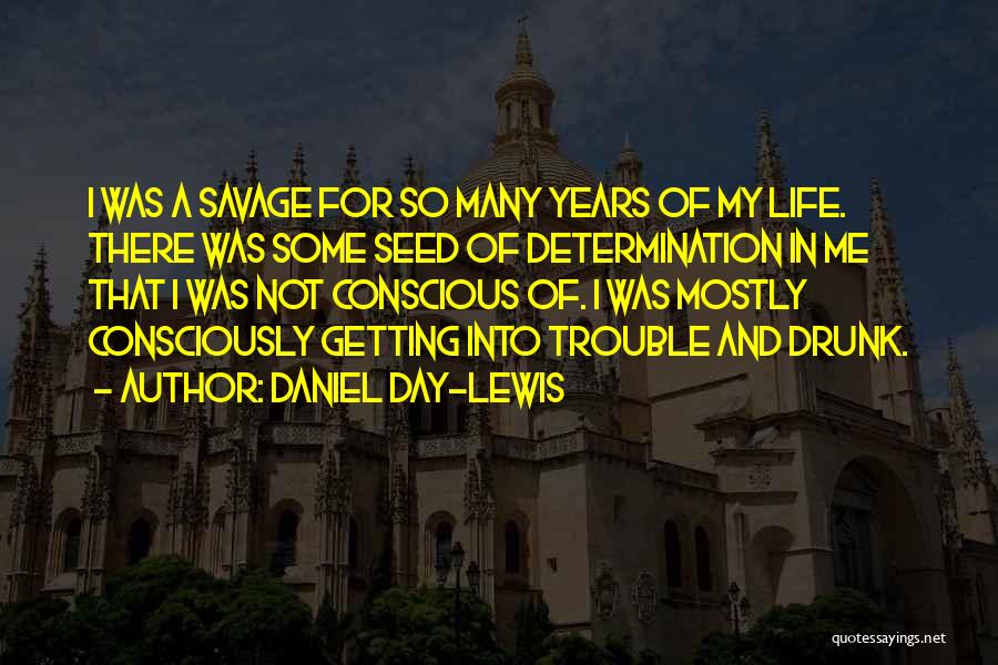 Determination In Life Quotes By Daniel Day-Lewis