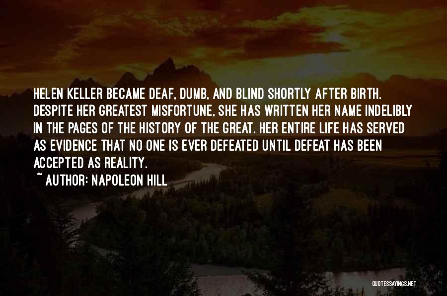 Determination In Life Quotes By Napoleon Hill