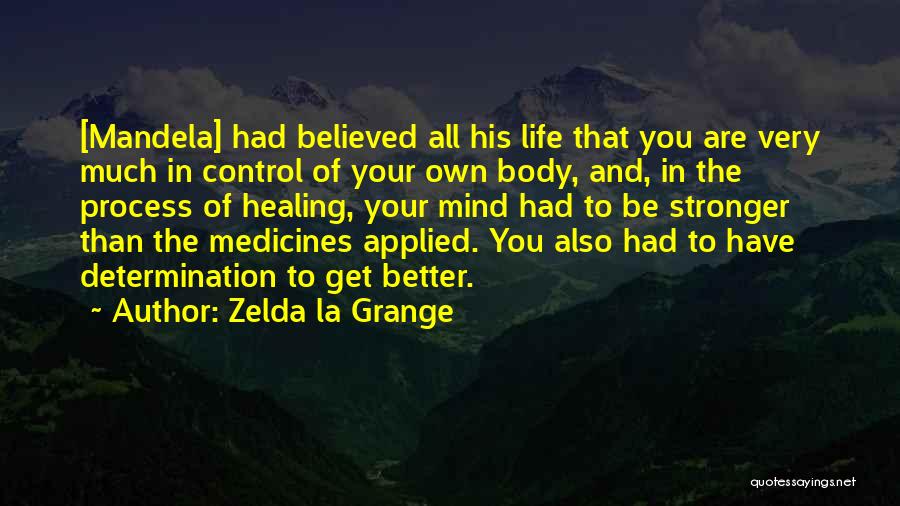 Determination In Life Quotes By Zelda La Grange