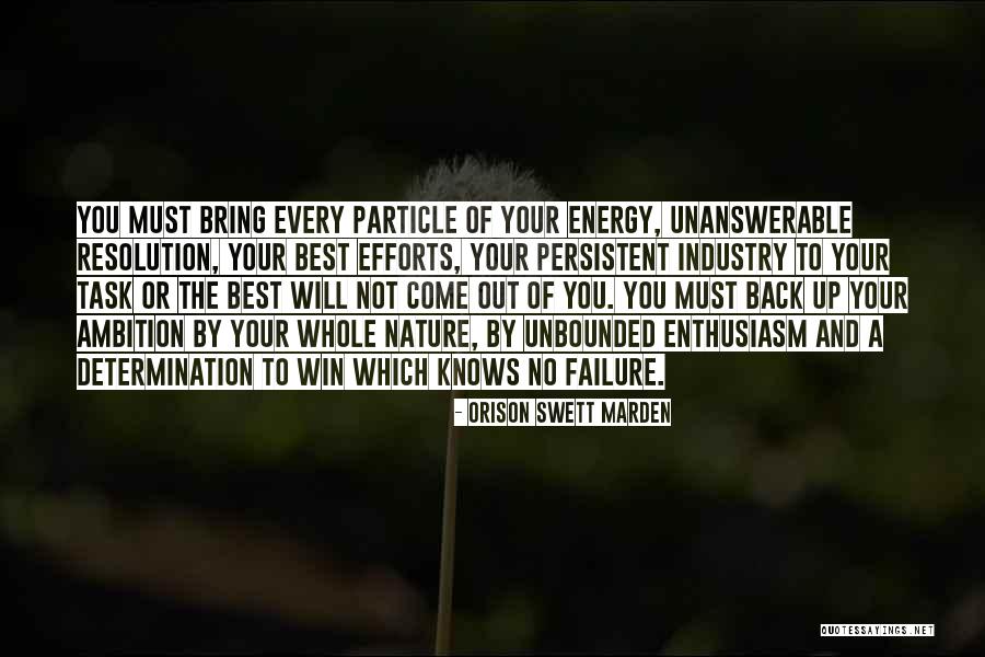 Determination To Win Quotes By Orison Swett Marden Determination To Win Quotes By Orison Swett Marden