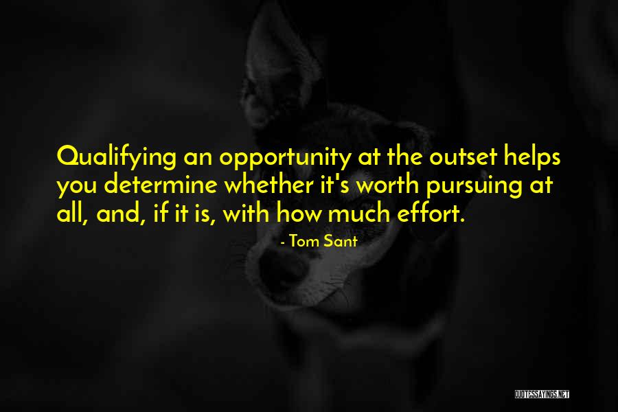 Determine Your Worth Quotes By Tom Sant