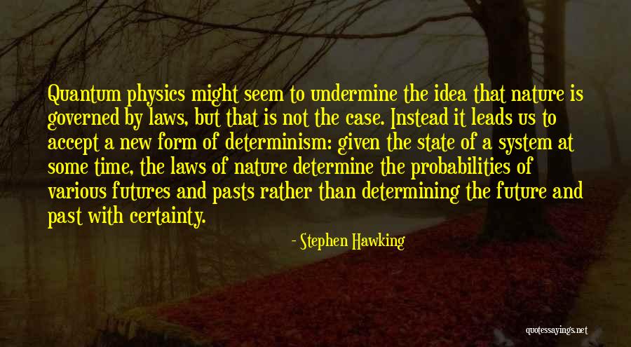 Determining Your Own Future Quotes By Stephen Hawking Determining Your Own Future Quotes By Stephen Hawking