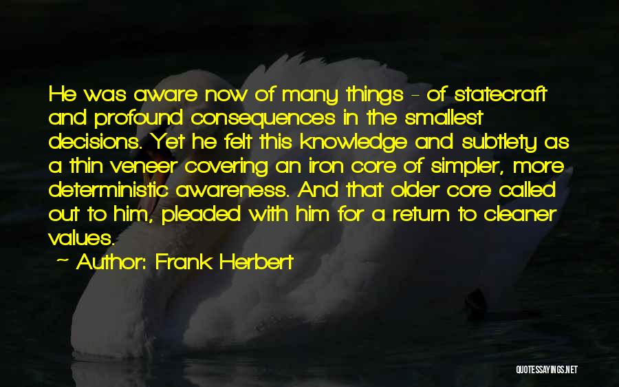 Deterministic Quotes By Frank Herbert