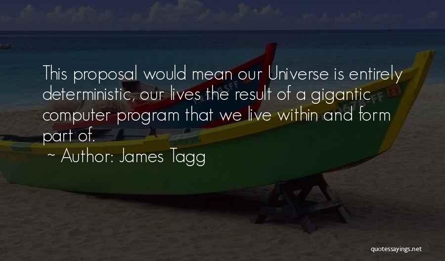 Deterministic Quotes By James Tagg