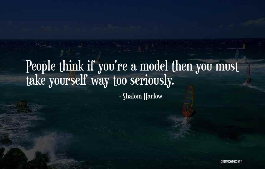 Deterrent In A Sentence Quotes By Shalom Harlow Deterrent In A Sentence Quotes By Shalom Harlow