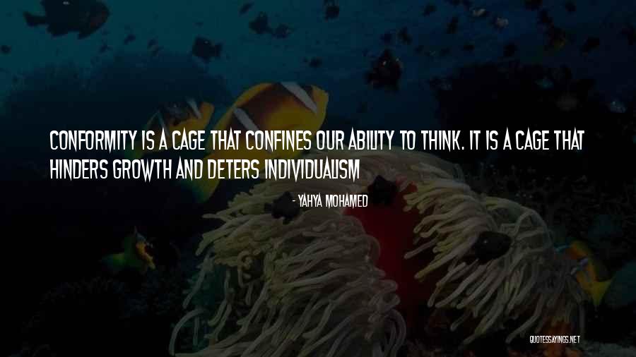 Deters Quotes By Yahya Mohamed Deters Quotes By Yahya Mohamed