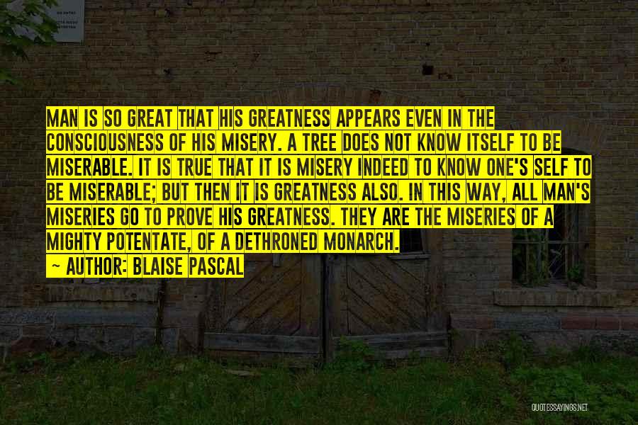 Dethroned Quotes By Blaise Pascal