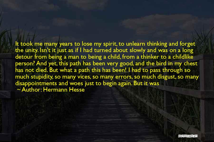 Detour Quotes By Hermann Hesse