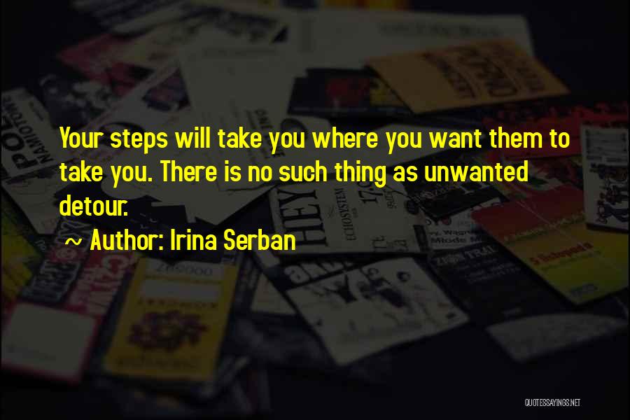 Detour Quotes By Irina Serban