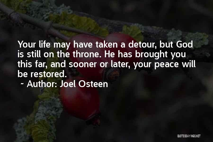 Detour Quotes By Joel Osteen
