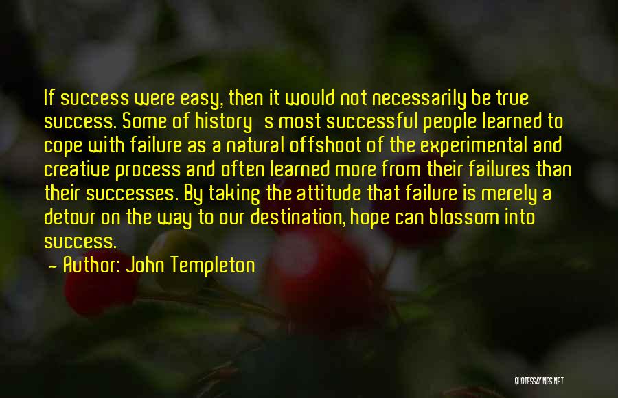 Detour Quotes By John Templeton