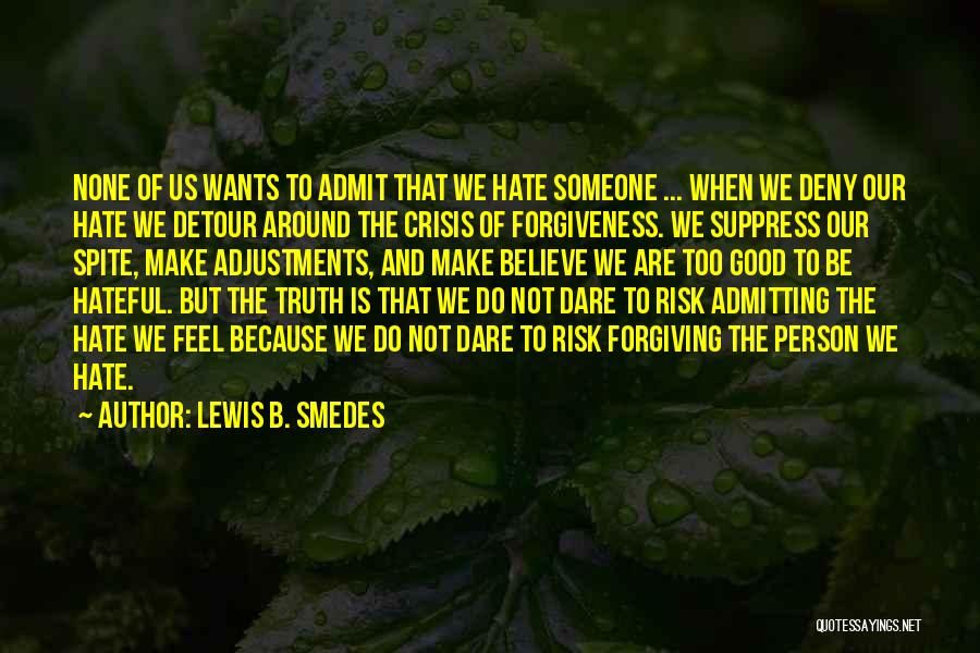 Detour Quotes By Lewis B. Smedes